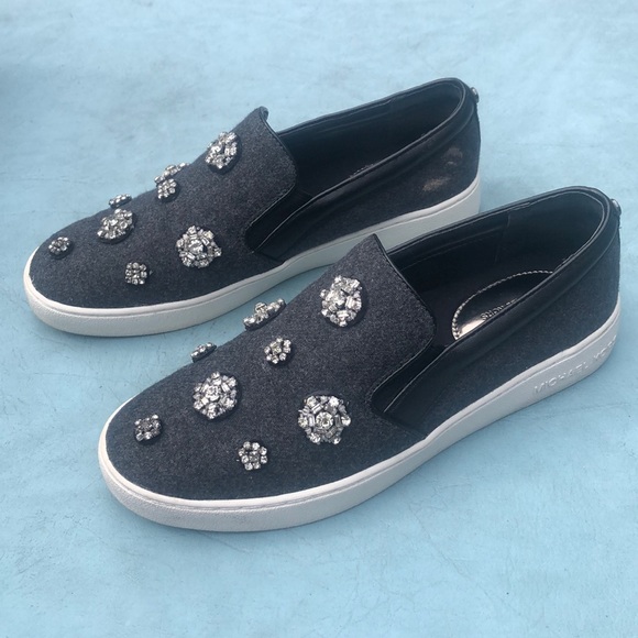 WORN ONCE! Michael Kors Slip On Sneakers - Picture 2 of 4